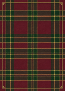 Tartan card back